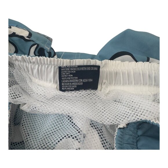 Pacific & Co. Blue Hibiscus Floral Mens Swim Trunks XXXXL Polyester - Picture 13 of 14